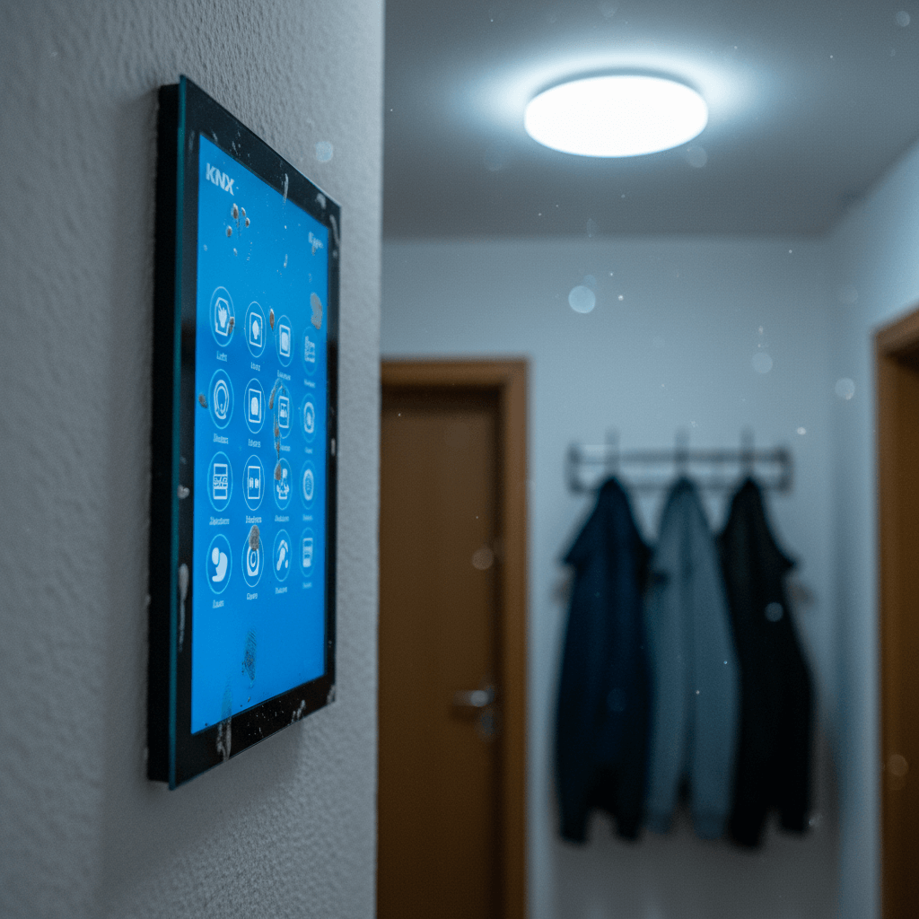 Intelligente Haussteuerung und Smart Home Bedienpanel